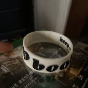 White/Black I Love Boobies bracelet- Keep a Breast